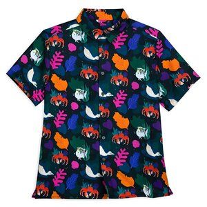 Disney x The Little Mermaid Aloha Shirt Tropical Button Down NWT XL Vacationcore